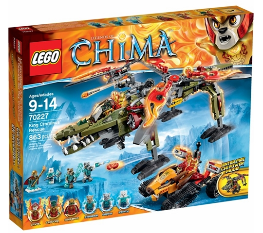 LEGO - Les Légendes de Chima - 70227 - Le sauvetage du roi Crominus