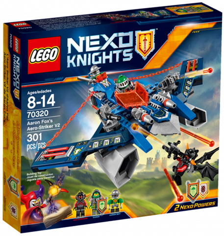 LEGO - Nexo Knights - 70320 - Aero-Striker V2 d'Aaron Fox - USAGÉ / USED