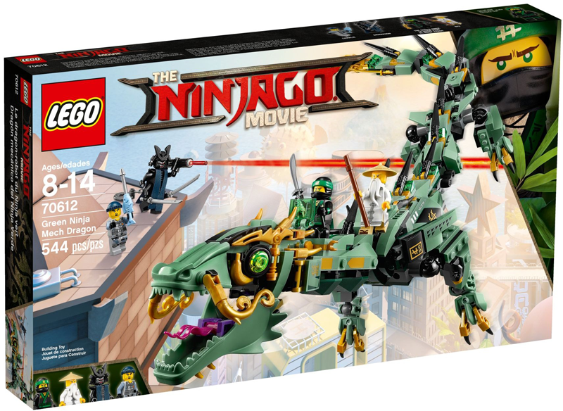 LEGO - Ninjago - 70612 - Dragon Mech Ninja vert - USAGÉ / USED