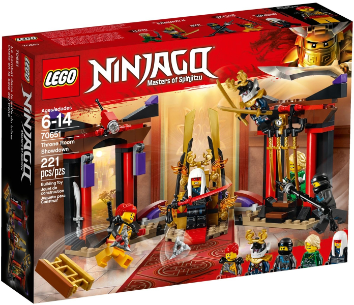 LEGO NinjaGo - 70651 - Affrontement dans la salle du trône - USAGÉ / USAGÉ