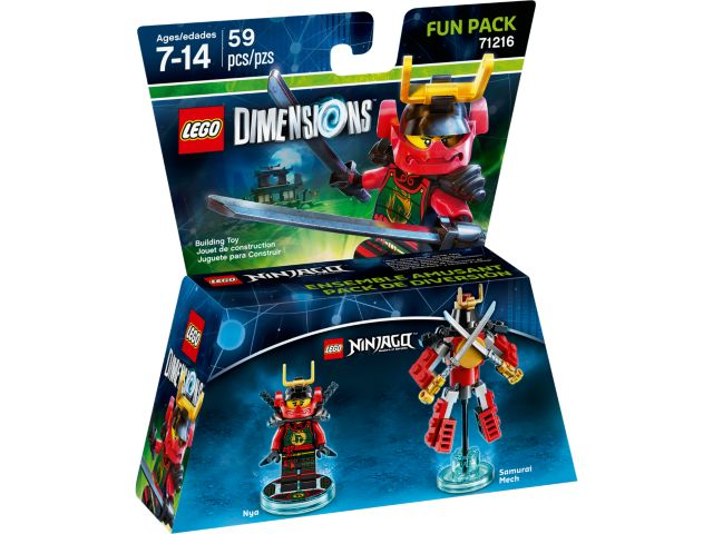 LEGO Dimensions - 71216 - Fun Pack Ninjago Nya - BOITE ENDOMMAGÉE