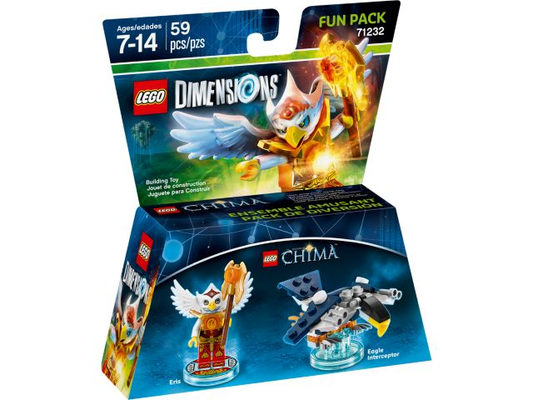LEGO - Dimensions - 71232 - Fun Pack - Legends of Chima (Eris and Eagle Interceptor)
