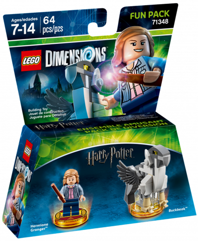 LEGO Dimensions - 71348 - Fun Pack Hermione Granger and Buckbeak - Boîte ouverte / Sacs scellés