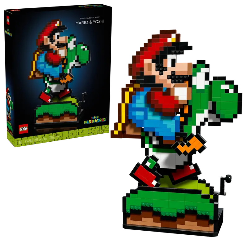 LEGO Super Mario World - 71438 - Mario & Yoshi - BOITE OUVERTE, SACS SCELLÉS