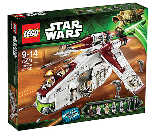 LEGO - Star Wars - 75021 - Republic Gunship - USAGÉ / USED