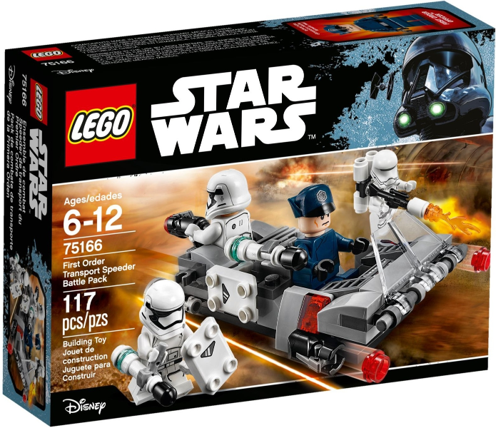 LEGO - Star Wars - 75166 - Pack de combat Speeder de transport du Premier Ordre