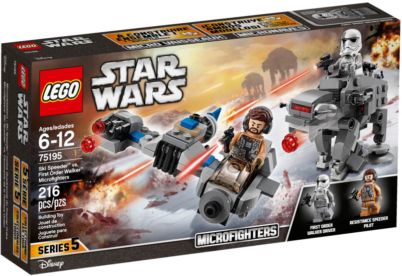 LEGO Star Wars - 75195 - Ski Speeder vs. First Order Walker Microfighters