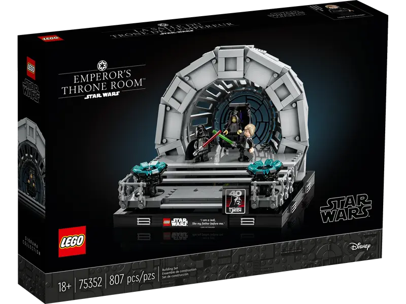 LEGO Star Wars - 75352 - Diorama de la salle du trône de l'empereur