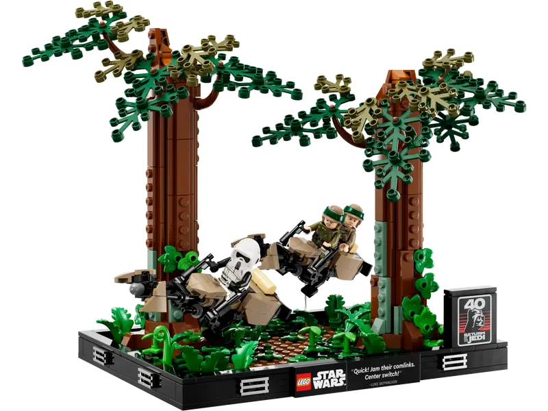 LEGO Star Wars - 75353 - Diorama de la poursuite du speeder Endor™