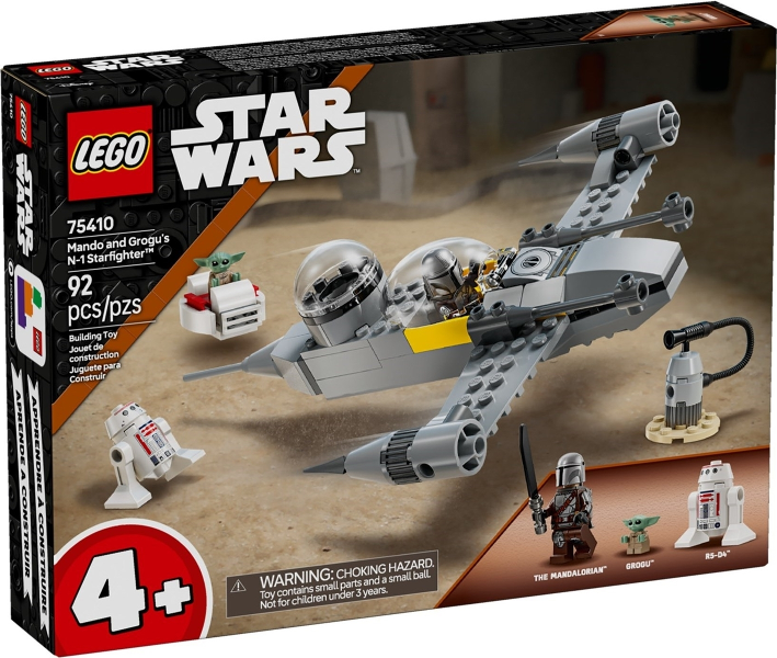 LEGO Star Wars - 75410 - Mando and Grogu's N-1 Starfighter