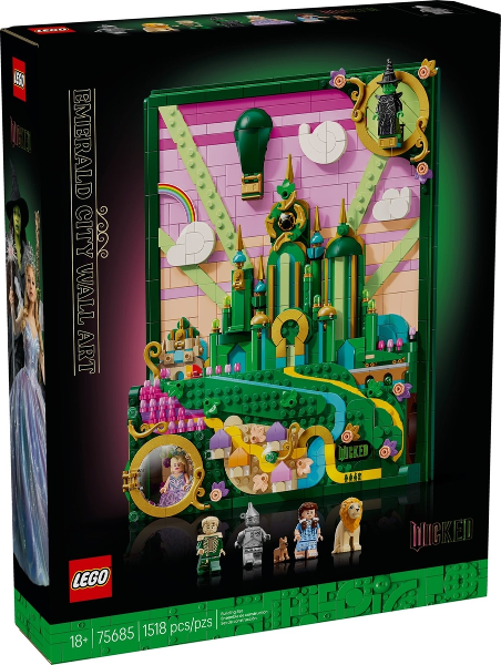 LEGO Wicked - 75685 - Emerald City Wall Art