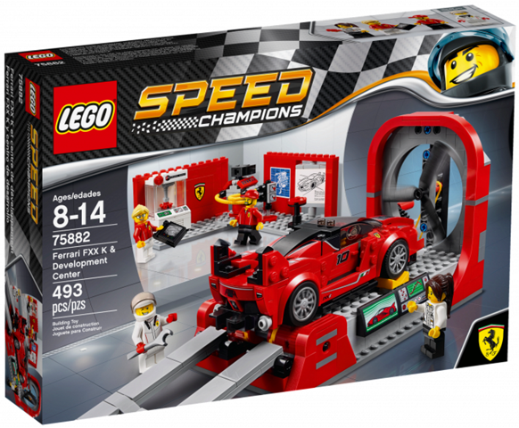 LEGO Speed ​​Champions - 75882 - Ferrari FXX K &amp; Development Center - USAGÉ / USED