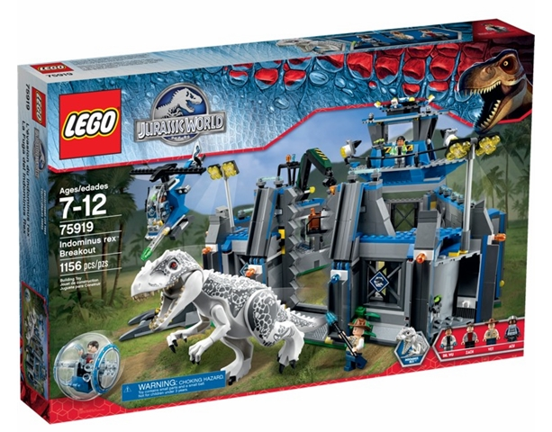 Lego - Jurassic World - 75919 - L'évasion d'Indominus Rex - USAGÉ / USED