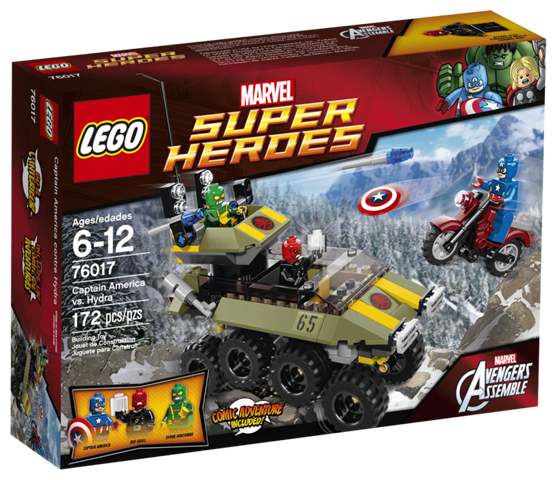 LEGO - Marvel - 76017 - Captain America contre Hydra - USAGÉ / USED