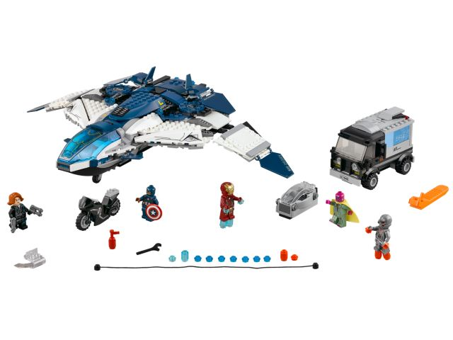LEGO Marvel - 76032 - La poursuite du Quinjet des Avengers - Boite ouverte / sacs scellés
