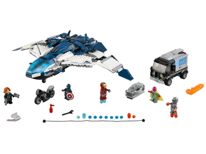 LEGO Marvel - 76032 - La poursuite du Quinjet des Avengers - Boite ouverte / sacs scellés