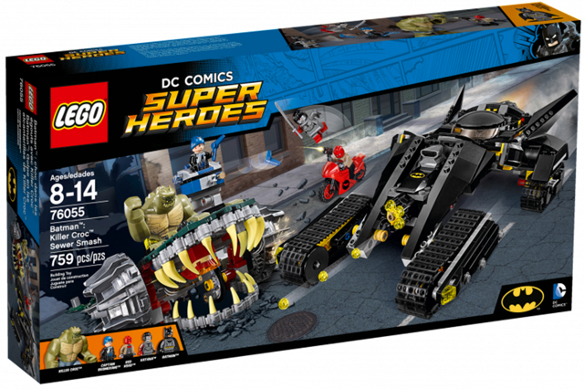 LEGO DC - The Batman - 76055 - Batman: Killer Croc Sewer Smash