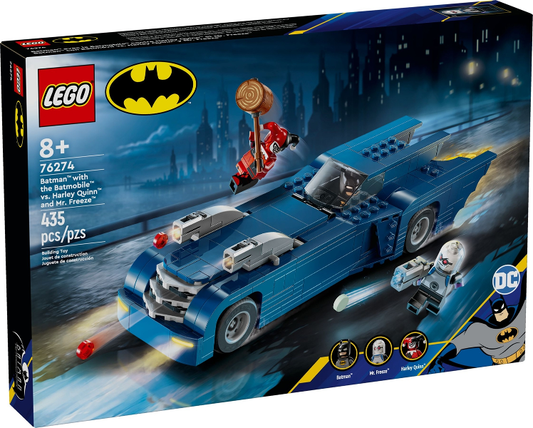 LEGO DC - 76274 - Batman avec la Batmobile contre Harley Quinn et Mr. Freeze