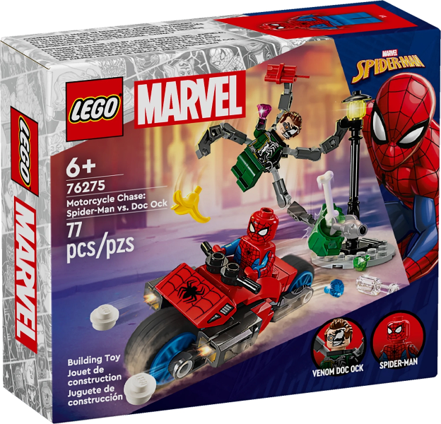 LEGO Marvel - 76275 - Motorcycle Chase: Spider-Man vs. Doc Ock