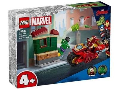 LEGO Marvel - 76287 - Iron Man with Bike and The Hulk