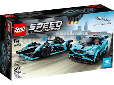LEGO Speed Champions - 76898 - Formula E Panasonic Jaguar Racing GEN2 Car & Jaguar I-PACE eTROPHY