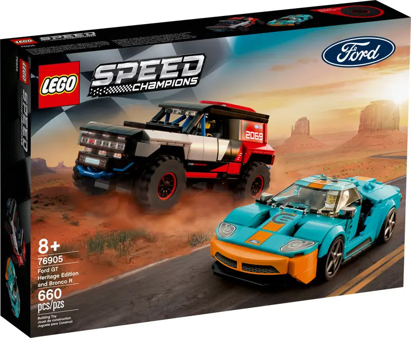 LEGO Speed ​​Champions - 76905 - Ford GT Heritage Edition et Bronco R
