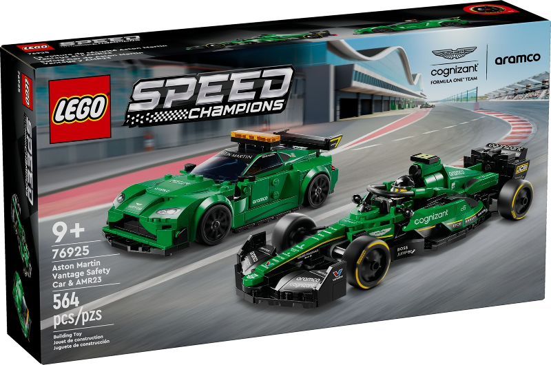 LEGO Speed Champions - 76925 - Aston Martin Vantage Safety Car & AMR23 BOITE ENDOMMAGÉ
