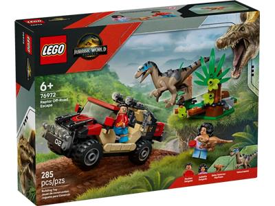 LEGO Jurassic World - 76972 - L'évasion tout-terrain du Raptor