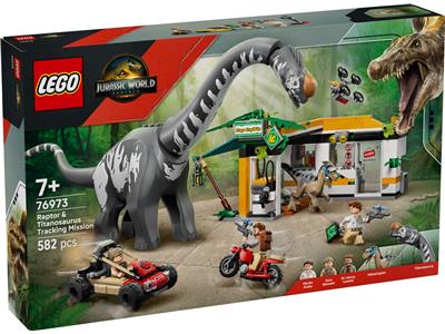 LEGO Jurassic World - 76973 - Raptor & Titanosaurus Tracking Mission