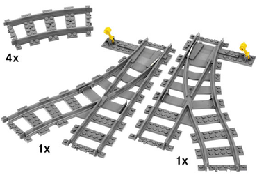 Lego City - 7895 - Switching Tracks - Boîte endommagé