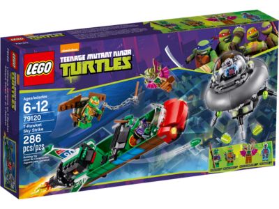 LEGO Tortues Ninja - 79120 - T-Rawket Sky Strike - USAGÉ/USED