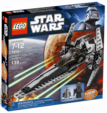 LEGO - Star Wars - 7915 - Chasseur stellaire impérial V-Wing - USAGÉ / USED
