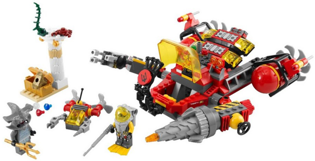 LEGO Atlantis - 7984 - Le torpilleur des profondeurs