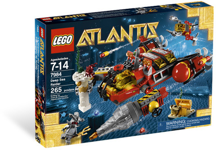 LEGO Atlantis - 7984 - Le torpilleur des profondeurs