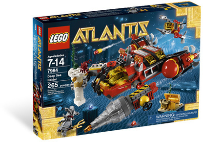 LEGO Atlantis - 7984 - Le torpilleur des profondeurs