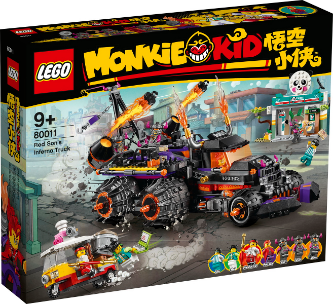LEGO Monkie Kid - 80011 - Red Son's Inferno Truck