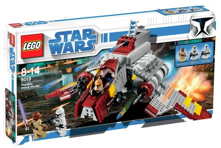 LEGO - Star Wars - 8019 - Navette d'attaque de la République - USAGÉ / USED