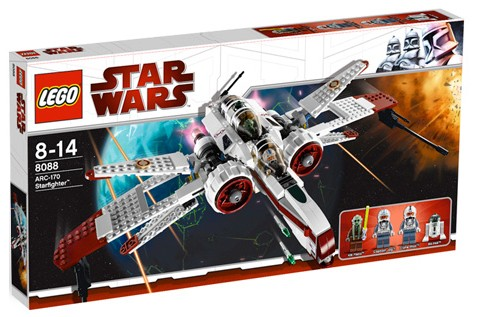 LEGO Star Wars - 8088 - ARC-170 Starfighter - USAGÉ / USED