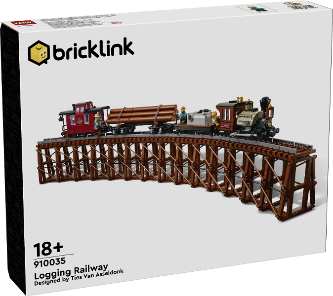LEGO Bricklink - 910035 - Chemin de fer forestier
