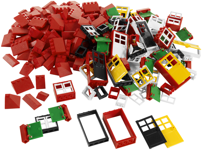 LEGO Education - 9386 - Doors, Windows & Roof Tiles