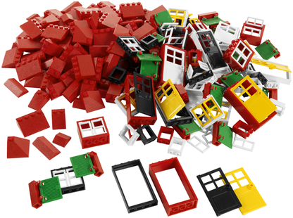 LEGO Education - 9386 - Doors, Windows & Roof Tiles
