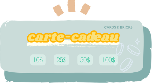 Carte-Cadeaux - Cards & Bricks
