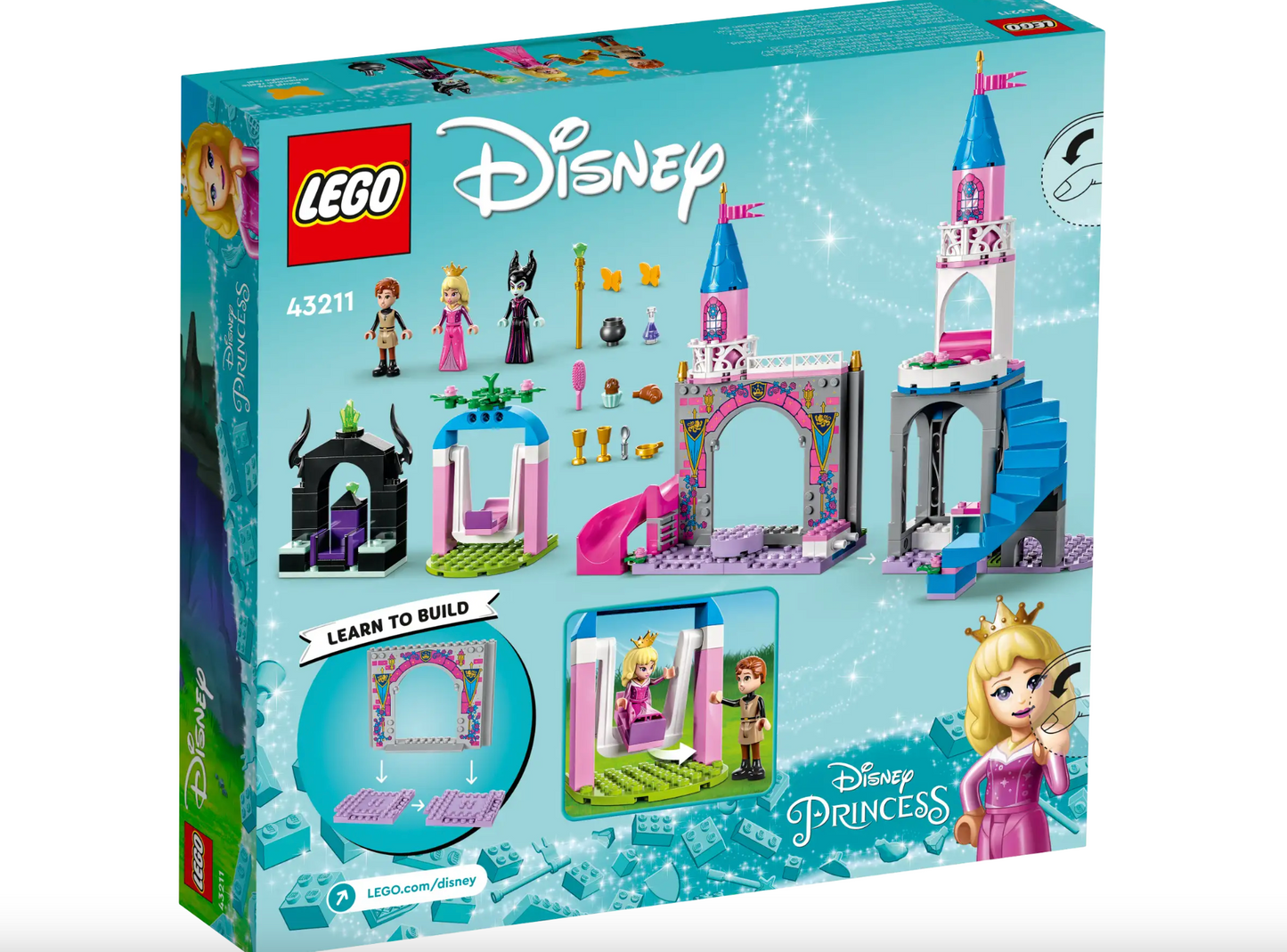 LEGO DISNEY - 43211 - Le château d'Aurora