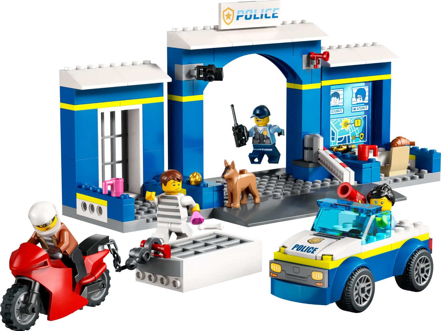 LEGO CITY - 60370 - Poursuite au commissariat de police