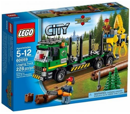 LEGO City - 60059 - Camion forestier - USAGÉ / USAGÉ