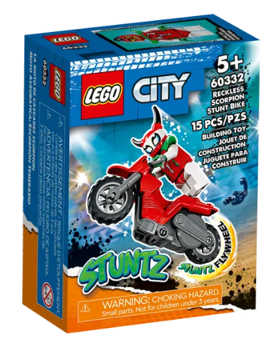 LEGO City - 60332 - La moto cascadeuse téméraire Scorpion
