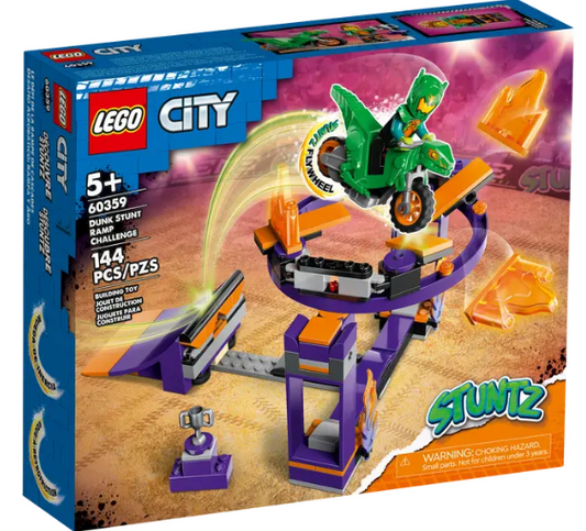 LEGO City Stuntz - 60359 - Défi de la rampe de cascade Dunk