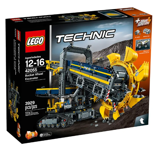 LEGO Technic - 42055 - Excavatrice à godets - USAGÉ / USAGÉ