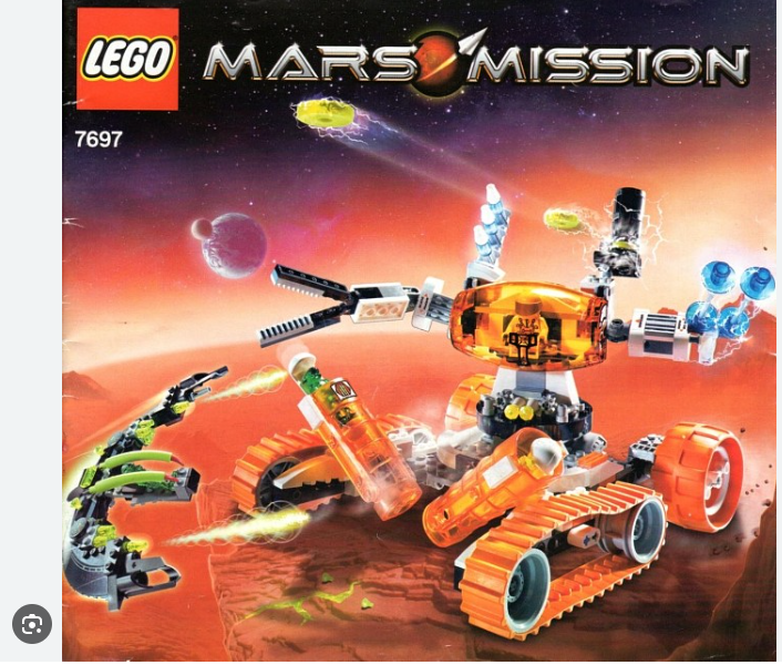 LEGO Mars Mission - 7697 - Embuscade du char à griffes MT-51 - USAGÉ / USED