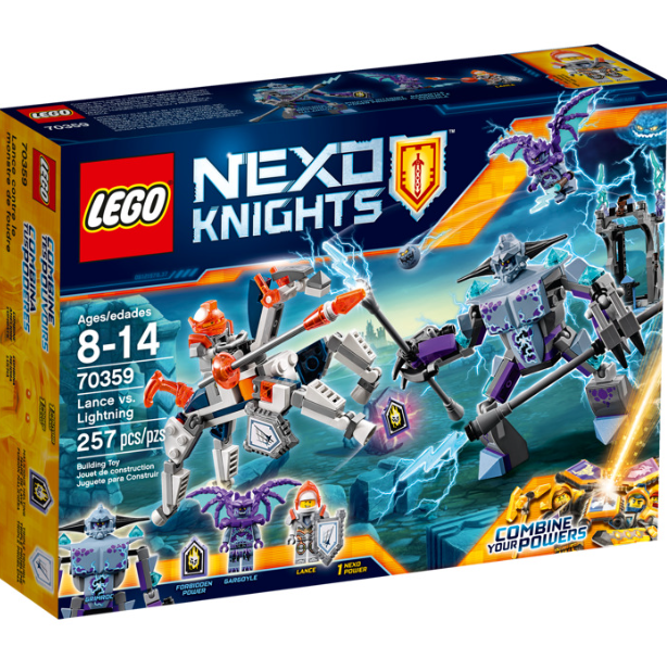 LEGO Nexo Knights - 70359 - Lance contre Lightning - USAGÉ / USED